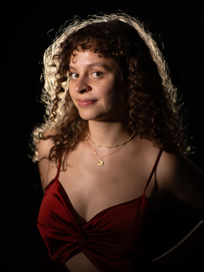 Portrait of Marie Arnould, french soprano, classical singer