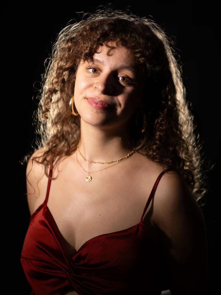 Portrait of Marie Arnould, french soprano, classical singer